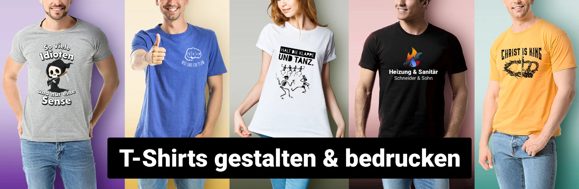 T-Shirt günstig bedrucken