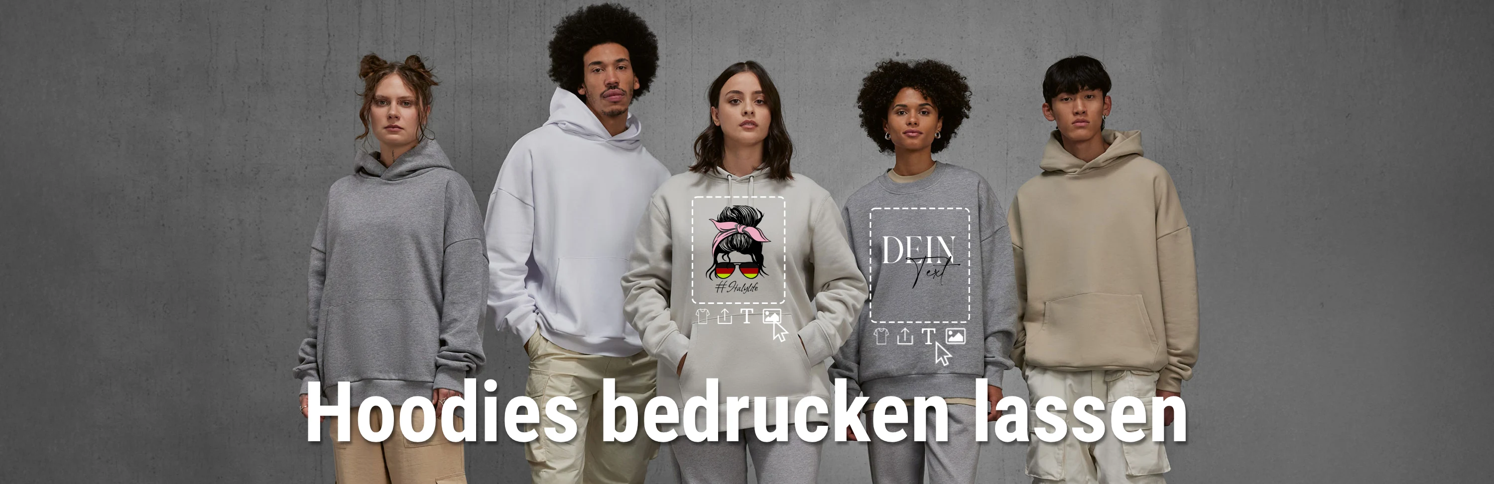 Hoodies günstig bedrucken