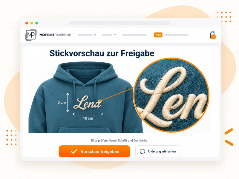 Hoodie selber gestalten