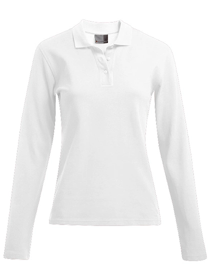 Women Heavy Polo Longsleeve bedrucken lassen